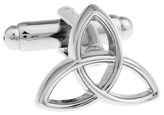 Celtic Trinity cufflinks for church and formal wear