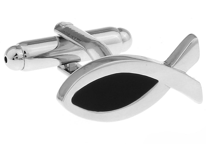 Ichthys cufflinks for church and formal wear