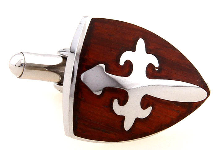 Men’s Christian cross cufflinks for church and formal wear