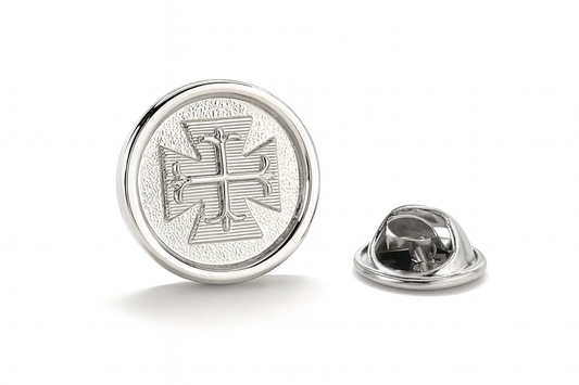 Bottoni Cross Pin Christian Gifts Cross Lapel Pin Silver Religious Gifts Pin