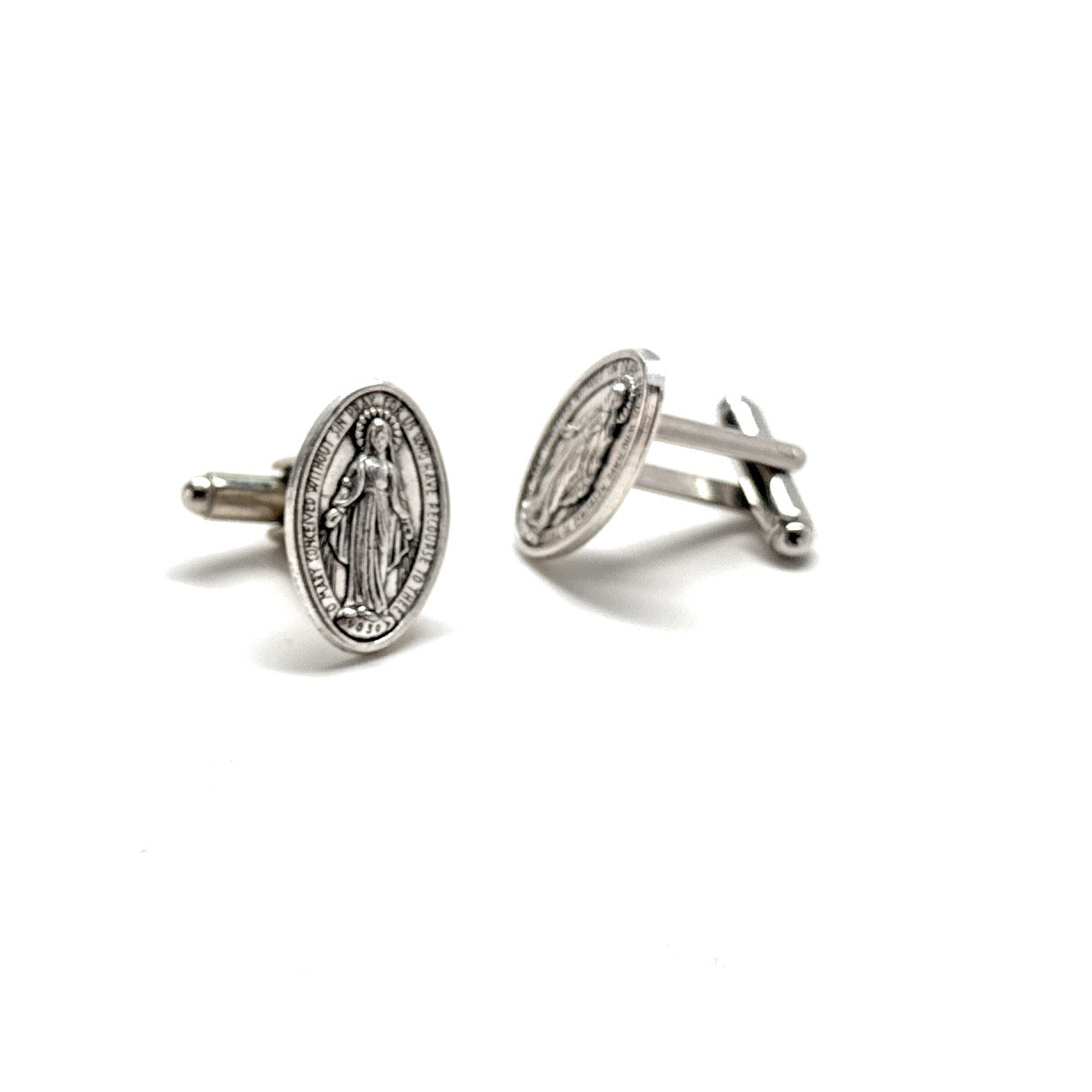 Catholic cufflinks gift for priests and groomsmen