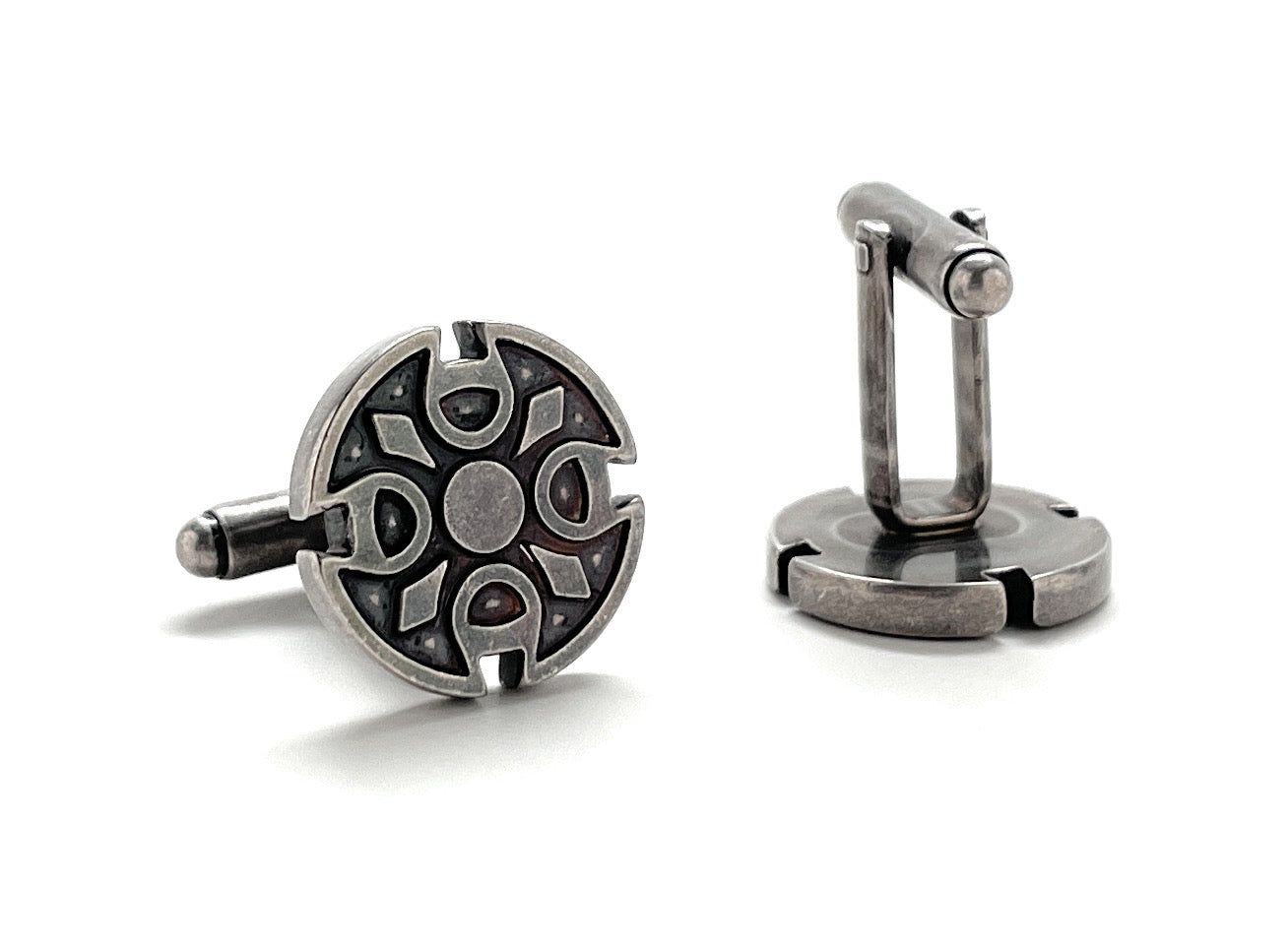 Celtic knot cufflinks for weddings and formal wear