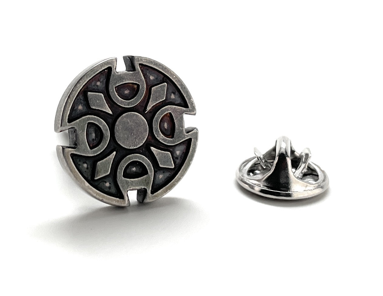 celtic cross design lapel pin