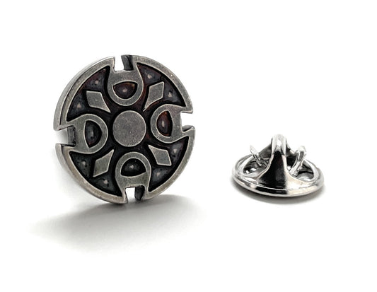 celtic cross design lapel pin