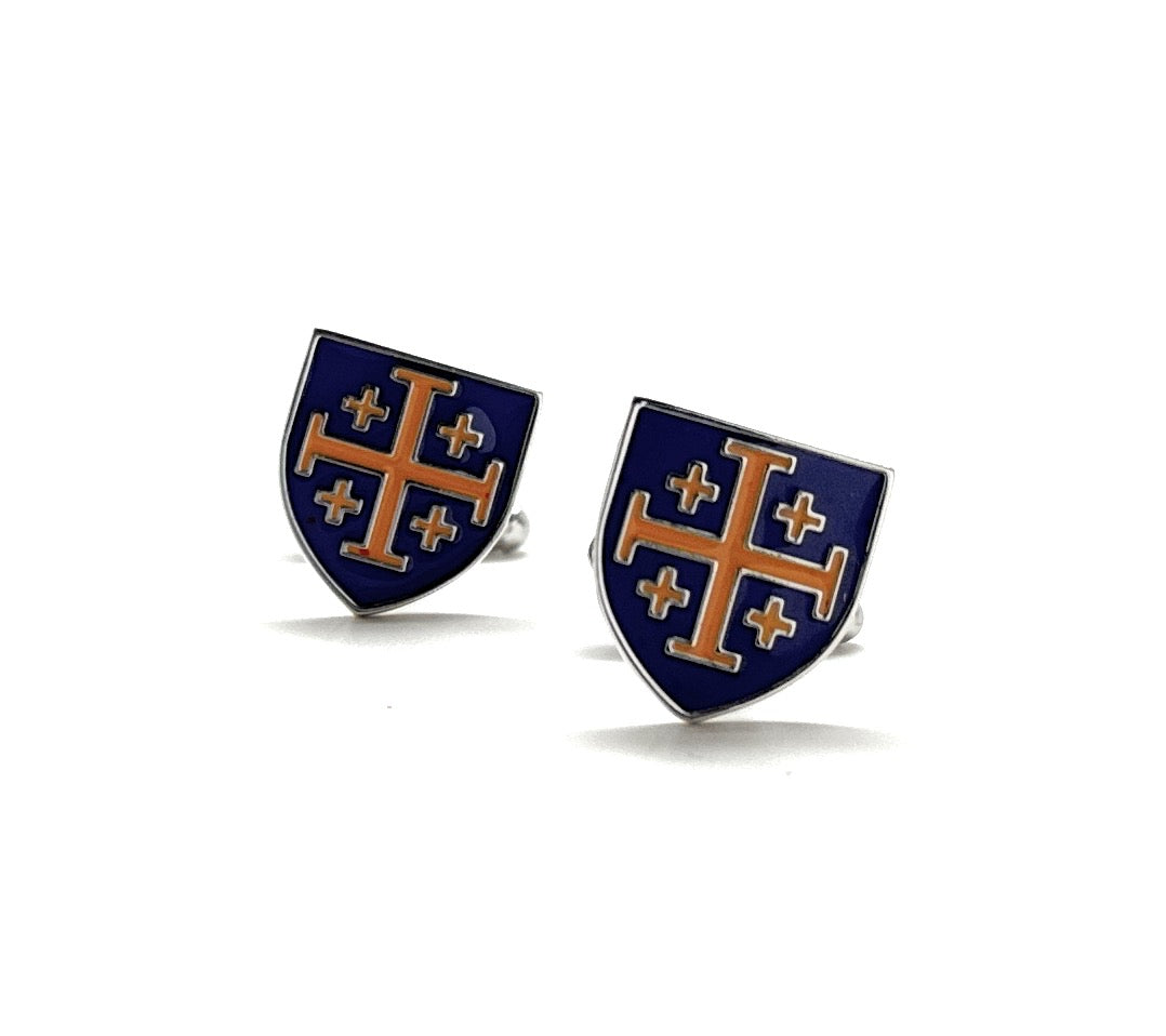 Faith-based cufflinks for church and formal wear