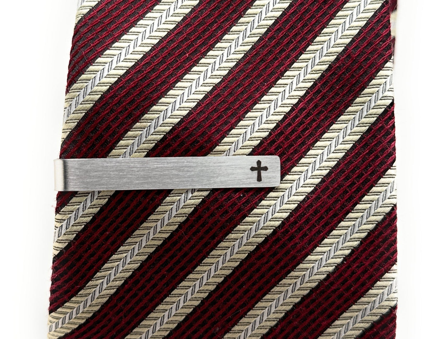 Religious tie clip gift for Christian men