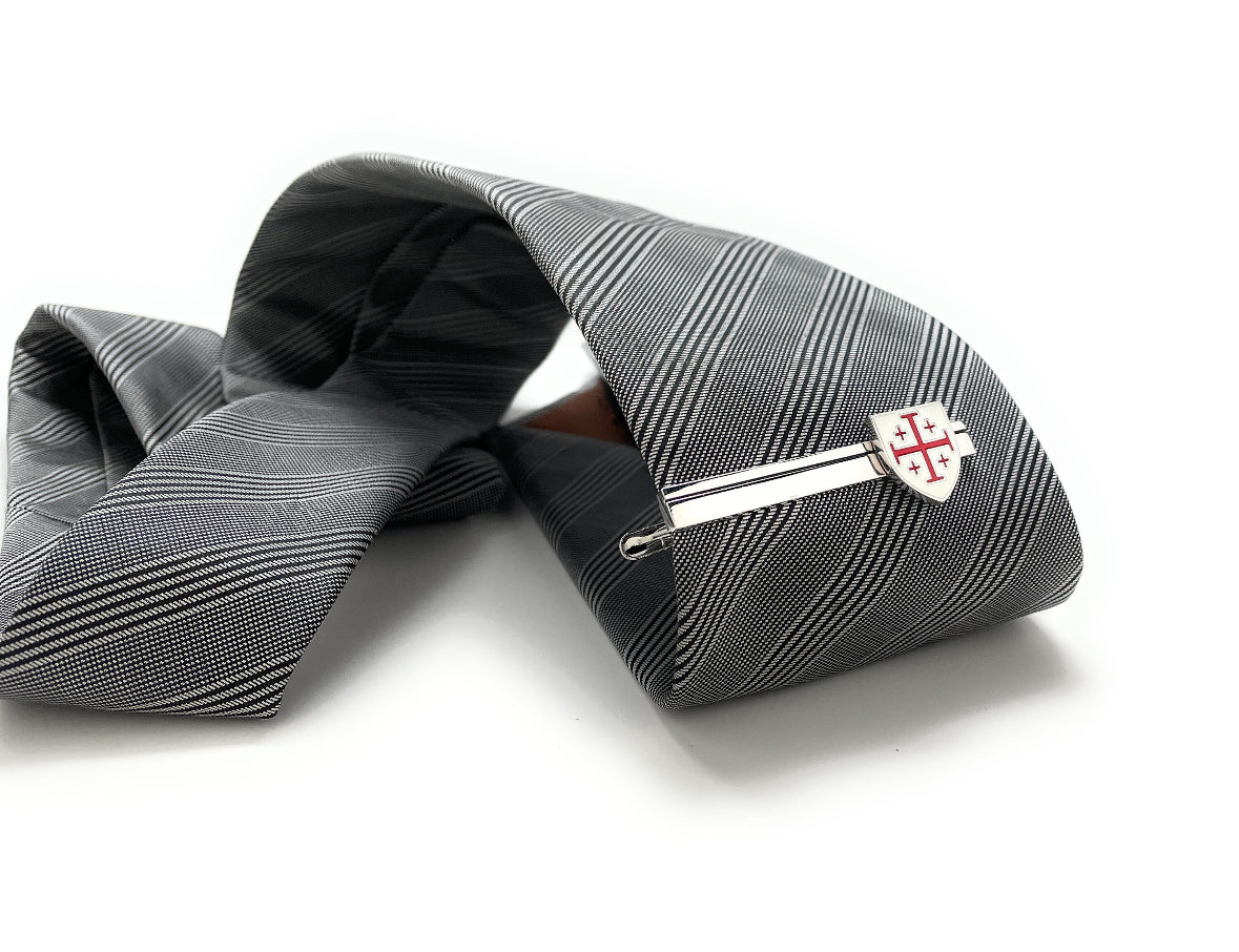 Religious tie clip gift for Christian men