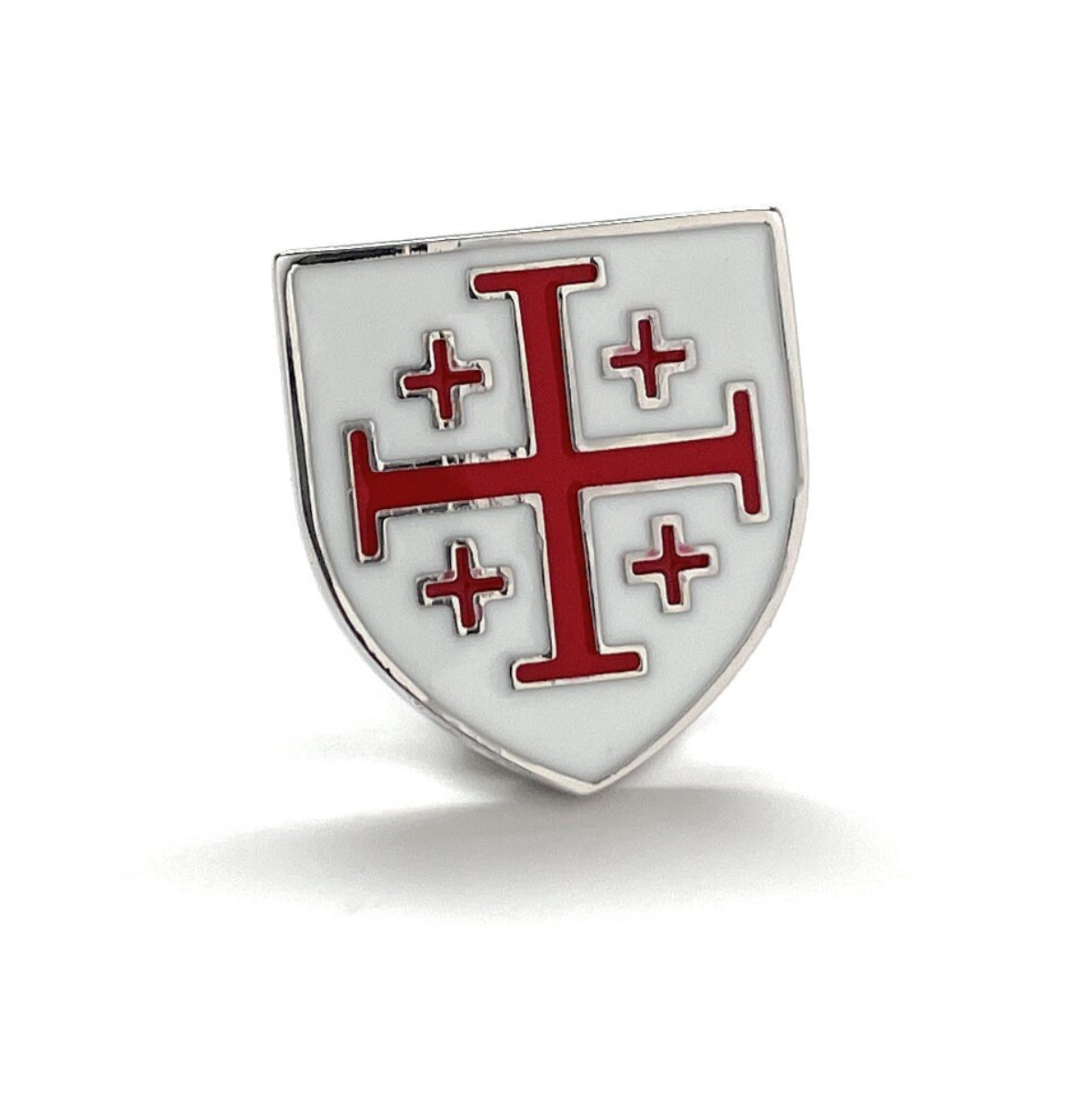 jerusalem cross christian magnetic pin
