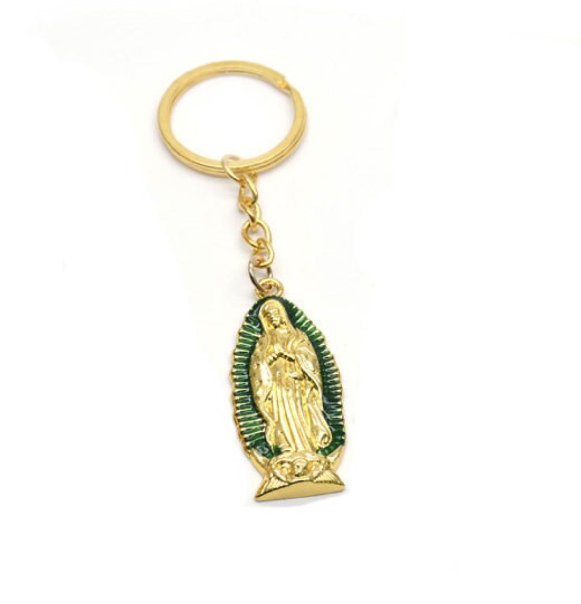 catholic virgin mary key ring