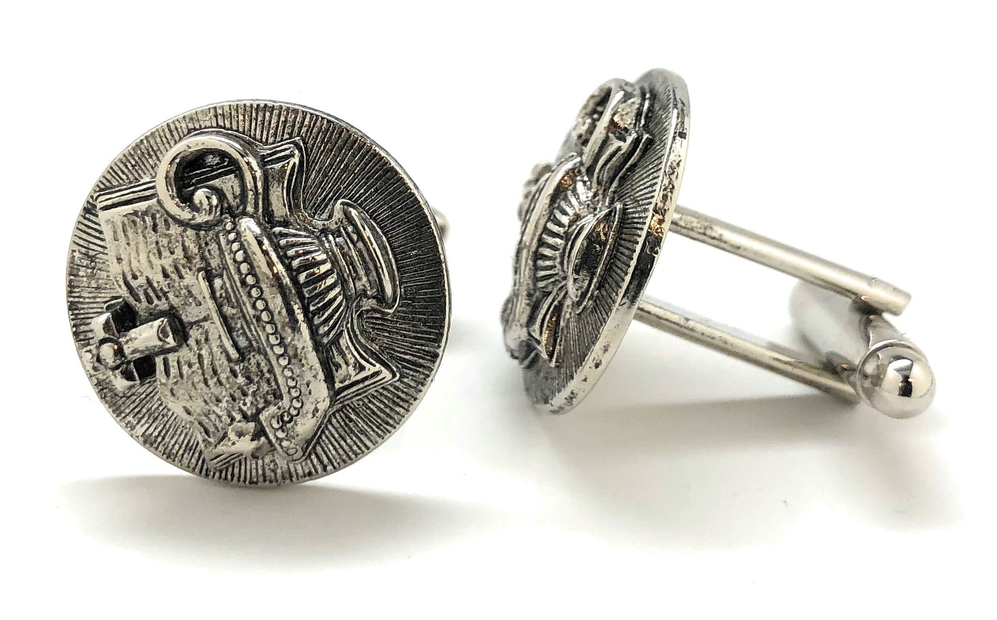 Religious cufflinks gift for pastors and groomsmen