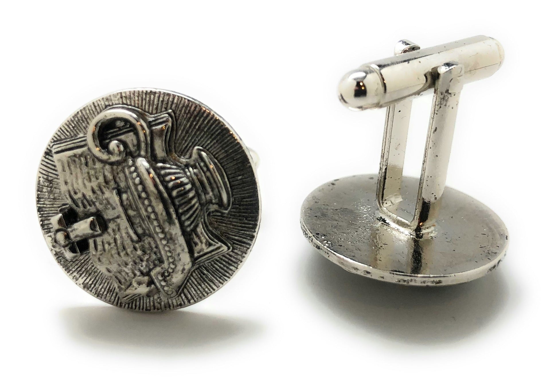 Faith-based Christian cufflinks for church wear