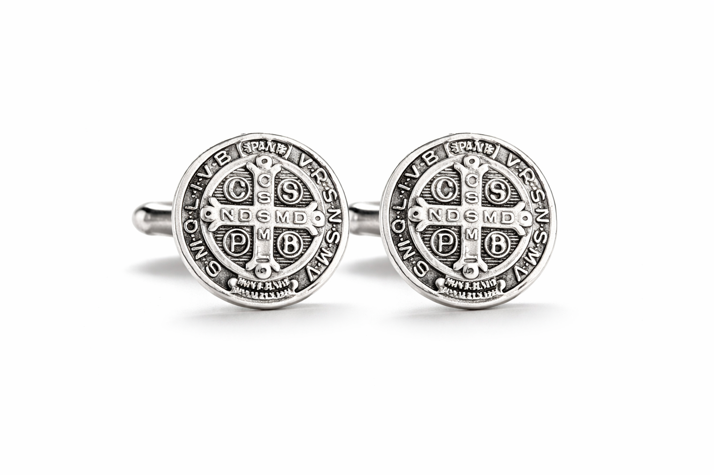 Religious Catholic cufflinks gift for him
