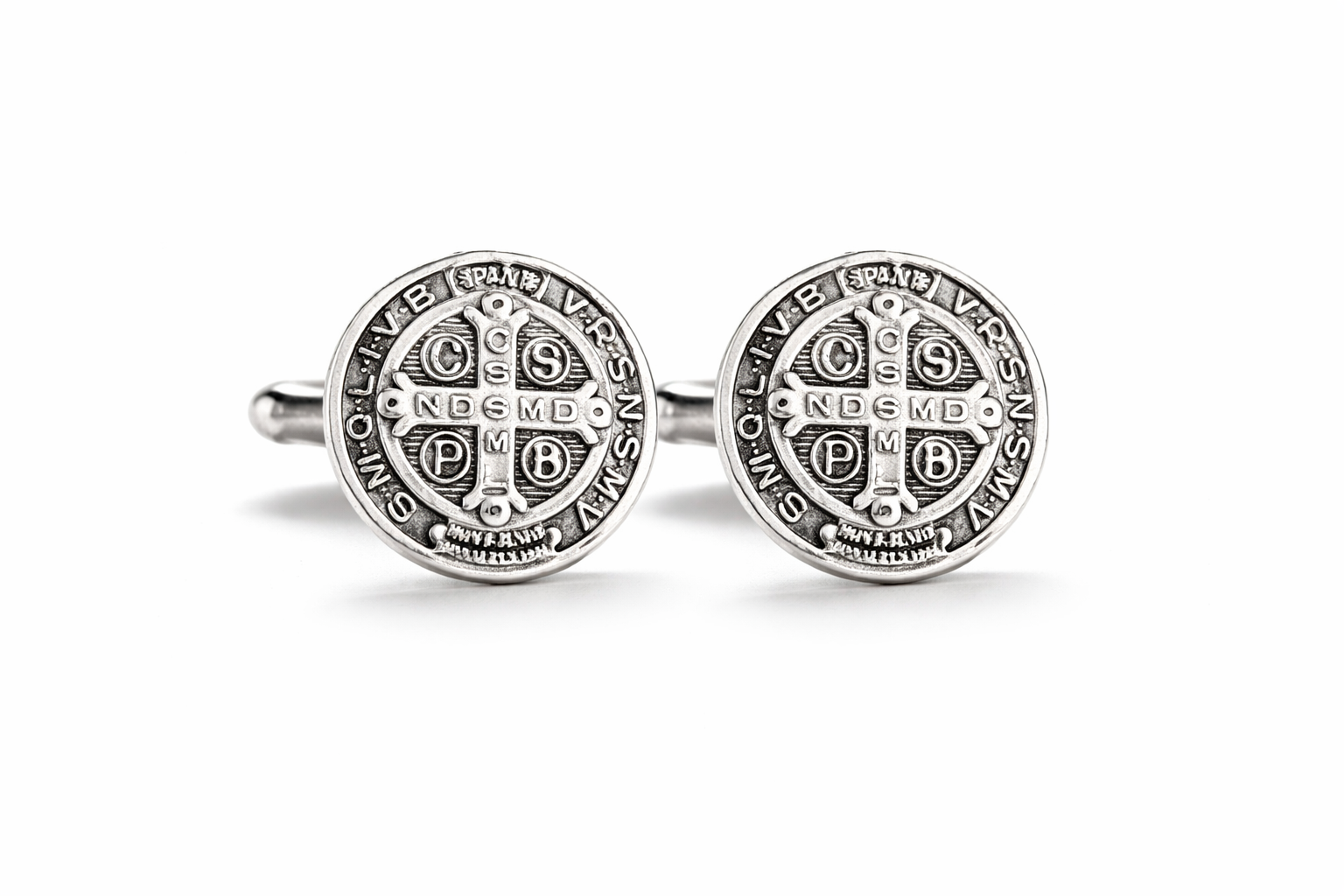 Religious Catholic cufflinks gift for him