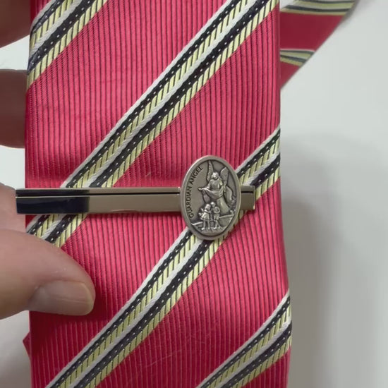 Guardian Angel Tie Clip for Men 