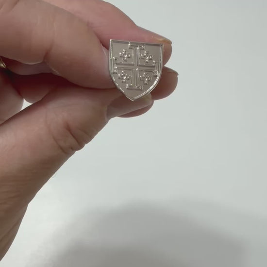 Silver Jerusalem Cross Cufflinks 