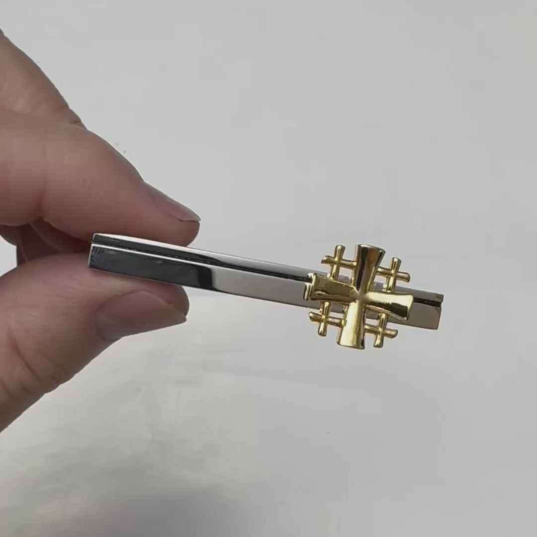 Jerusalem Cross Tie Bar