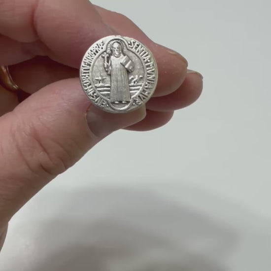 St. Benedict Medal Cufflinks for Men