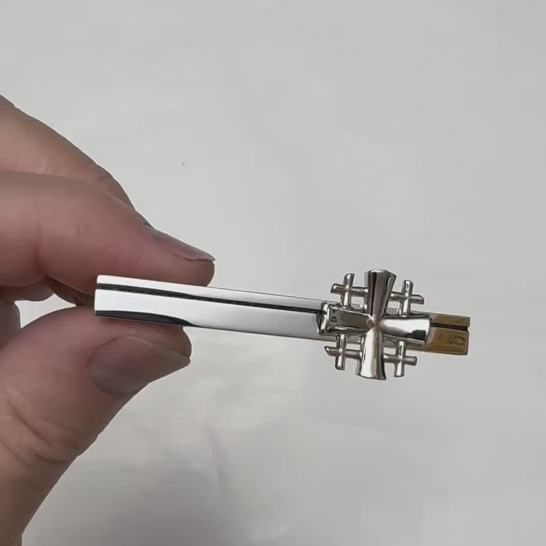 Jerusalem Cross Tie Bar 