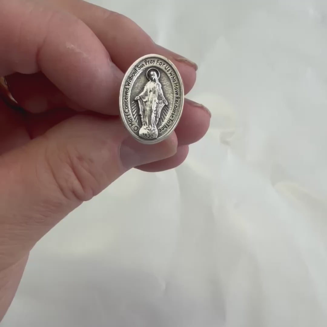 Virgin Mary Catholic Cufflinks
