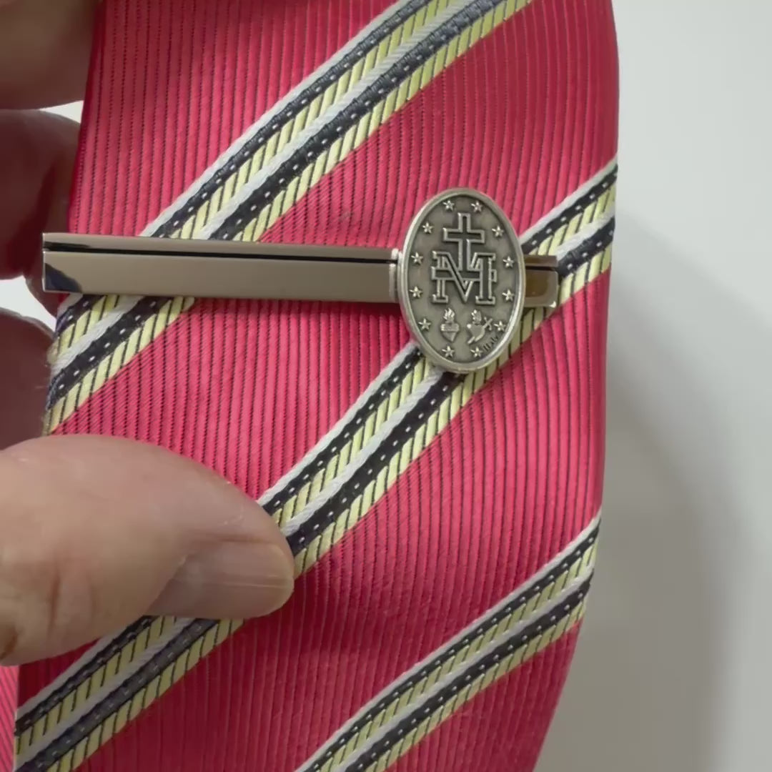 Miraculous Virgin Mary Tie Clip 