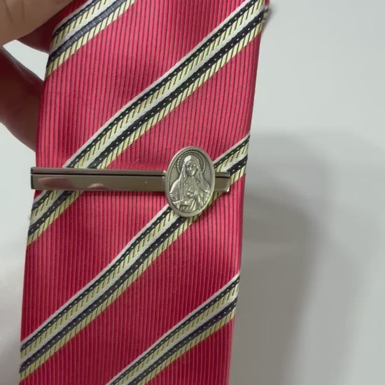 Sacred Heart of Mary Tie Clip