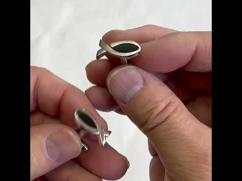 Jesus fish cufflinks