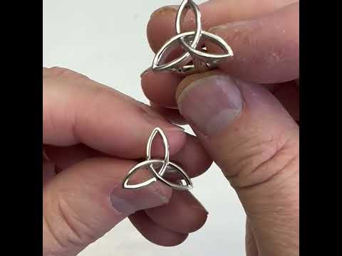 Silver Celtic Trinity Knot Cufflinks 